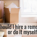 Should I hire a removalist or do it myself